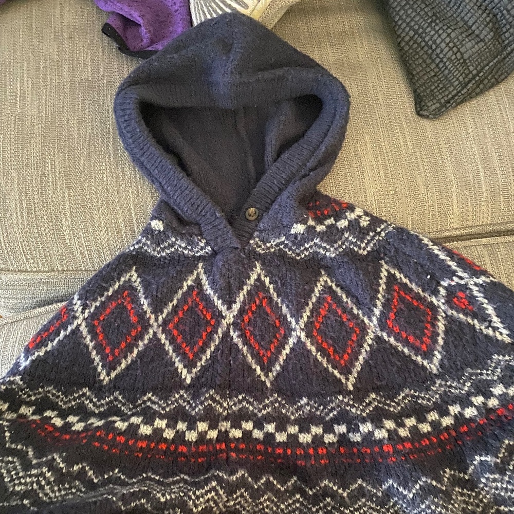 Girls poncho